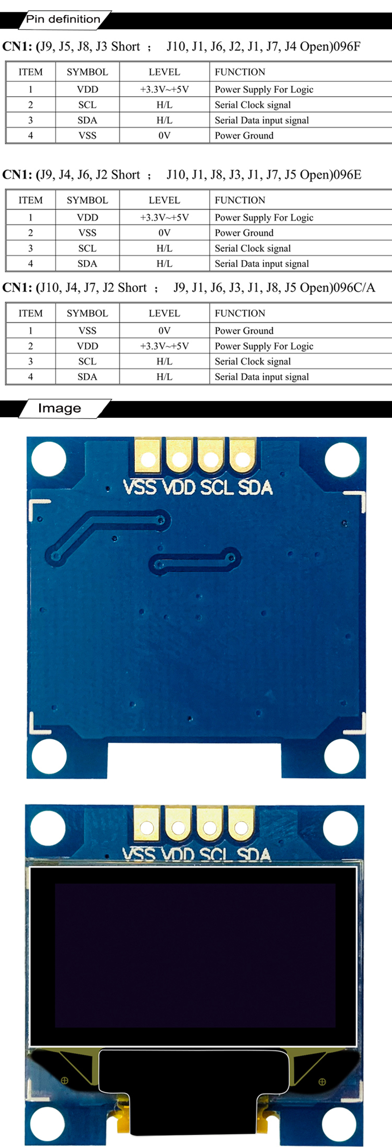 0.96 inch OLED Display 