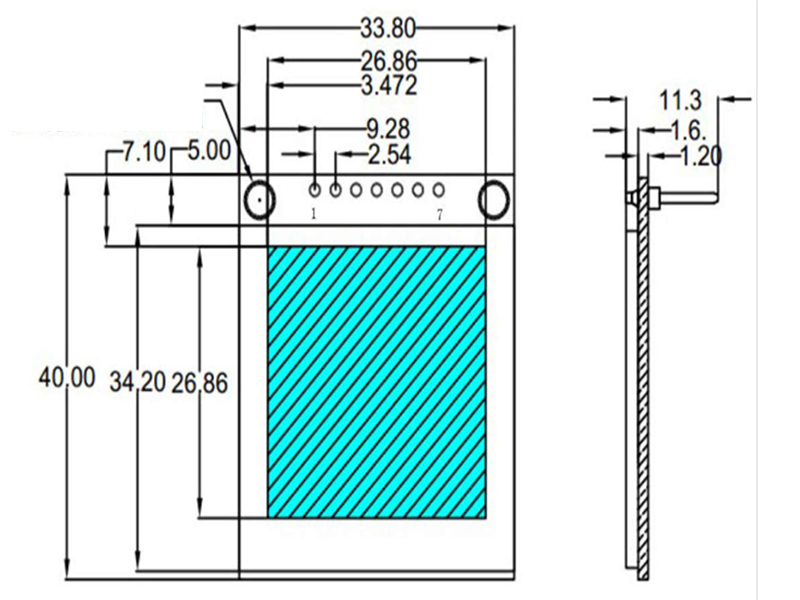 1.5 inch Color OLED Module 