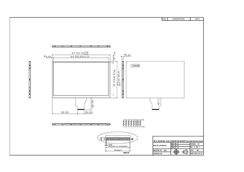 9 inch TFT LCD Display Module