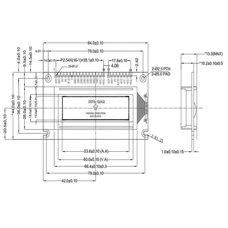 122X32 Graphic lcd module