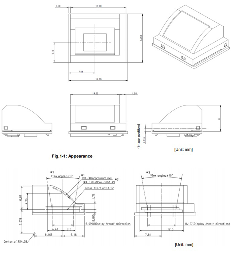 0.4 Inch Flcos Micro Display Module 1280 (RGB) X960