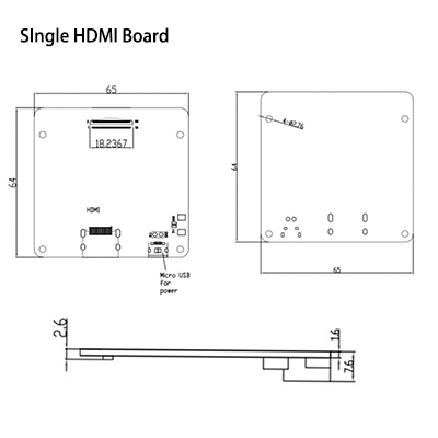 micro ar glasses 0.49 inch