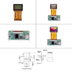 0.71 inch 1080P Micro OLED Display 3000nits with HDMI Board