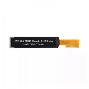 SPI 2002 Character OLED 2.93 inch 20x2 2002 character oled display US2066