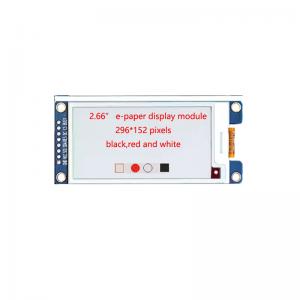 296×152 epaper 2.66 inch E-Paper E-Ink Display Module, Black / White/Red
