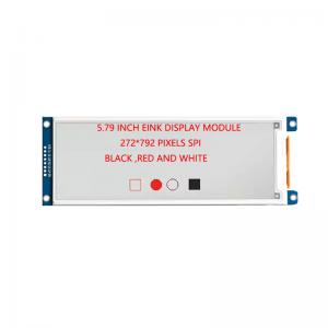 5.79 inch e-Paper display Module EINK Screen 272(H)×792(V)