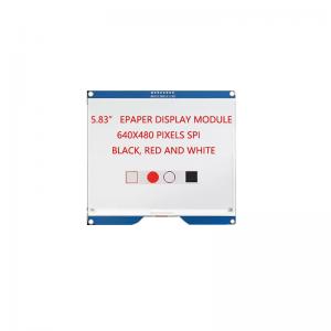 5.83 inch eInk ePaper Display Module with 648x480 Pixels SPI interface